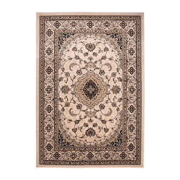 Melrose Classic Traditional Cream Vintage Area Rug 120/170Cm - thumbnail 4