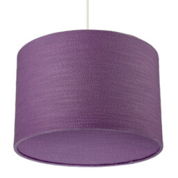 Happy Homewares Modern Purple Wine Textured Linen Pendant Light Shade With Diffuser - thumbnail 4