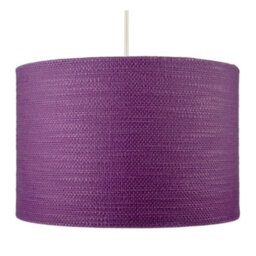 Happy Homewares Modern Purple Wine Textured Linen Pendant Light Shade With Diffuser - thumbnail 8