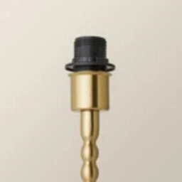 Maeve Bobble Stem Table Lamp Base Bedroom Living Room Light Chrome Black Gold - thumbnail 4