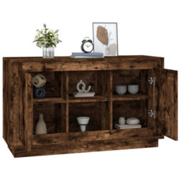 Vidaxl Sideboard Smoked Oak 102X35X60 Cm Engineered Wood - thumbnail 4