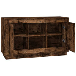 Vidaxl Sideboard Smoked Oak 102X35X60 Cm Engineered Wood - thumbnail 6