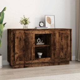 Vidaxl Sideboard Smoked Oak 102X35X60 Cm Engineered Wood - thumbnail 2