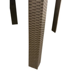 Brown Wicker Garden Table 80Cm Square, Brown Rattan Patio Tables Be Furniture - thumbnail 5