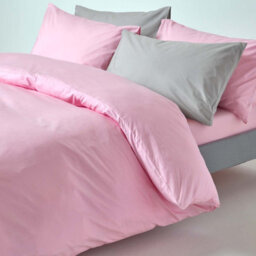 Homescapes Pink Egyptian Cotton Duvet Cover With Pillowcases 200 Tc, Double - thumbnail 5