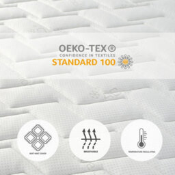 Catherine Lansfield Vitality Support Memory Foam Hybrid Mattress, Size Small Single - thumbnail 4