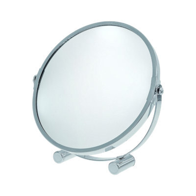 Blue Canyon Swivel Makeup & Shaving Mirror Compact Free Standing Clear Reflection Stylish Design For Grooming & Travel