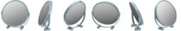 Blue Canyon Swivel Makeup & Shaving Mirror Compact Free Standing Clear Reflection Stylish Design For Grooming & Travel - thumbnail 6