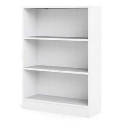 Wyld Haus Amberfern White Wooden Low Wide Bookcase, 2 Shelves, 790 X 267 X 1072 mm - thumbnail 6