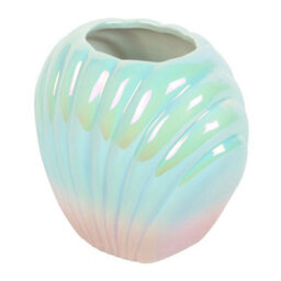 Something Different Iridescent Shell Flower Vase Multicoloured (One Size) - thumbnail 2