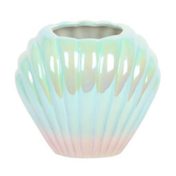 Something Different Iridescent Shell Flower Vase Multicoloured (One Size) - thumbnail 1