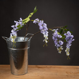 Hill Interiors Artificial Wisteria Plant Lilac (One Size) - thumbnail 3