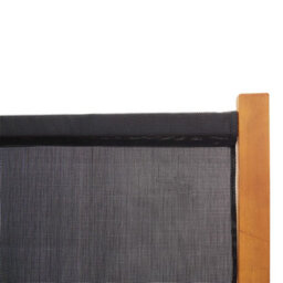 Berkfield Durable 3-Panel Room Divider Black 210X180 Cm - thumbnail 6
