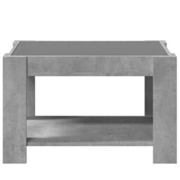 Berkfield Coffee Table With Led Concrete Grey 73X53X45 Cm Engineered Wood - thumbnail 6