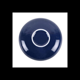 Leaping Hare Trinket Dish Midnight Blue Ceramic Jewellery Dish - thumbnail 3