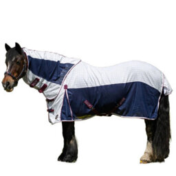 "Gallop Achable Neck Air-Mesh Horse Cooler Rug White (6 3"")"