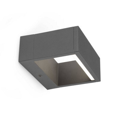 Luminosa Lighting Luminosa Alp Led Outdoor Wall Light Dark Grey Ip54 - image 1