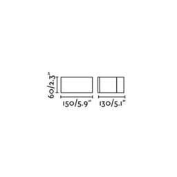 Luminosa Lighting Luminosa Alp Led Outdoor Wall Light Dark Grey Ip54 - thumbnail 2