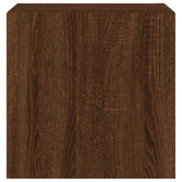 Walplus Tv Wall Cabinet With Led Lights Brown Oak 40.5X35X40 Cm - thumbnail 9