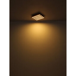 Luminosa Lighting Luminosa Hayden 30Cm Integrated Led Semi Flush Ceiling Light Matt Black Led 3000K - thumbnail 5