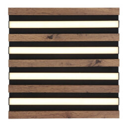 Luminosa Lighting Luminosa Hayden 30Cm Integrated Led Semi Flush Ceiling Light Matt Black Led 3000K - thumbnail 4