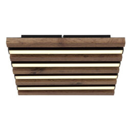Luminosa Lighting Luminosa Hayden 30Cm Integrated Led Semi Flush Ceiling Light Matt Black Led 3000K - thumbnail 3