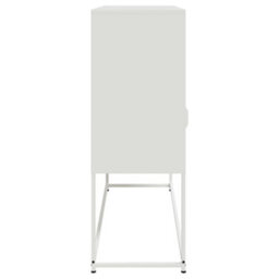 Berkfield Sideboard White 100.5X39X107 Cm Steel - thumbnail 7