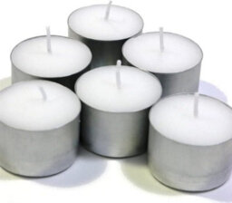 Zuvo 8-Hour Unscented Tea Light Candles (50-Pack) - Long-Lasting With Cotton Wicks, Clean Burning, 3.8 X 2.3 Cm, White - thumbnail 5