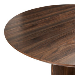 Beliani Dining Table Yarra Dark Brown 120 Cm 120 Cm - thumbnail 5