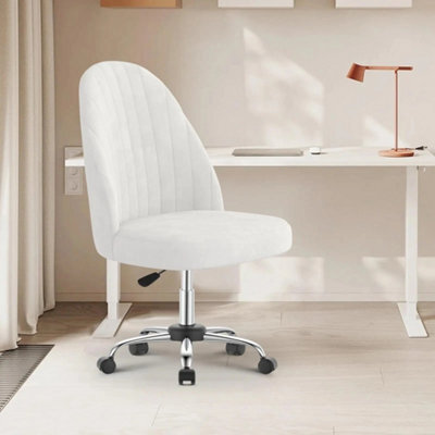 White Windsor Dressing Stool Soft Seat - image 1