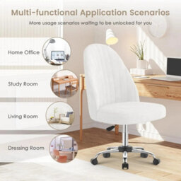 White Windsor Dressing Stool Soft Seat - thumbnail 3