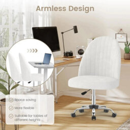 White Windsor Dressing Stool Soft Seat - thumbnail 5