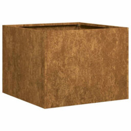 Berkfield Planter Rusty 40X40X30 Cm Weathering Steel - thumbnail 2