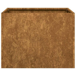 Berkfield Planter Rusty 40X40X30 Cm Weathering Steel - thumbnail 5