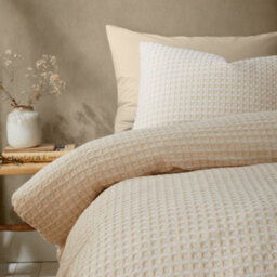 Pineapple Elephant Muscat Waffle Single Duvet Cover Set With Pillowcases Natural - thumbnail 3
