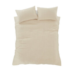 Pineapple Elephant Muscat Waffle Single Duvet Cover Set With Pillowcases Natural - thumbnail 5