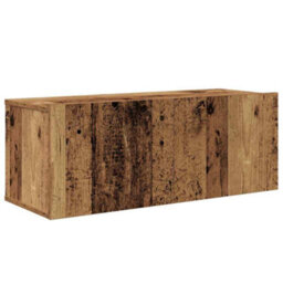 Berkfield Modern Tv Cabinet Set 5 Pcs Old Wood Medium Engineered Wood - thumbnail 7