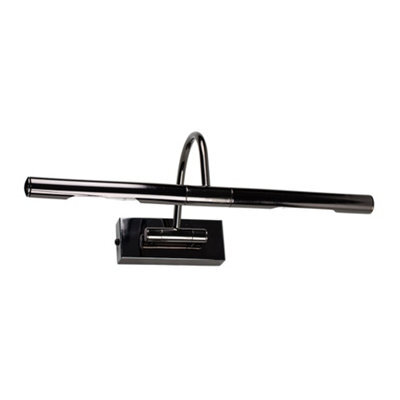Valuelights Capri Black Chrome Mains Powered Twin Picture Wall Light - image 1