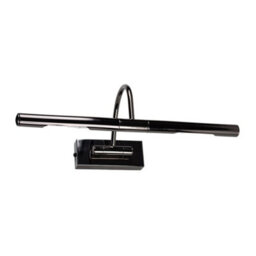Valuelights Capri Black Chrome Mains Powered Twin Picture Wall Light - thumbnail 1