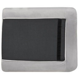Beliani Sofa 3 Seater Vinterbro Velvet Grey - thumbnail 6
