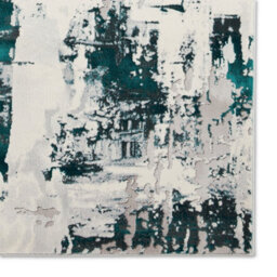 Grey Green Abstract Rug, 8mm Thick Easy To Clean Rug, Grey Green Rug For Bedroom, Livingroom & Diningroom-160Cm X 220Cm - thumbnail 3