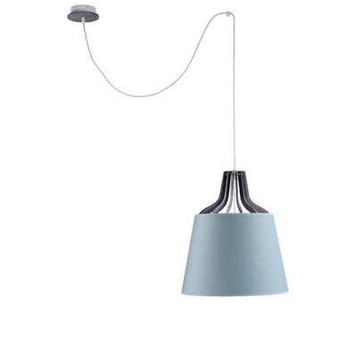 Luminosa Lighting Luminosa Lucio Dome Pendant Ceiling Light Green, 38Cm, 1X E27, 200Cm Wire