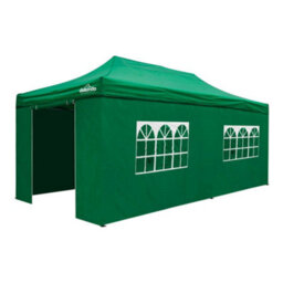 Dellonda Premium 3X6M Pop-Up Gazebo & Side Walls With Carry Bag, Stakes & Weight Bags - thumbnail 1