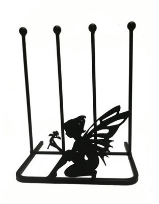 Poppy Forge 2 Pair Boot Rack - Fairy - Steel - L29 X W39 X H48 Cm - Black - image 1