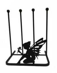 Poppy Forge 2 Pair Boot Rack - Fairy - Steel - L29 X W39 X H48 Cm - Black