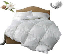 TheWhiteWater Limited 100% Natural Duck Feather Duvet - King Size - Duck Feather And Duck Down 13.5 Tog Duck Feather King Quilt