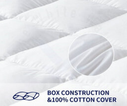 TheWhiteWater Limited 100% Natural Duck Feather Duvet - King Size - Duck Feather And Duck Down 13.5 Tog Duck Feather King Quilt - thumbnail 7