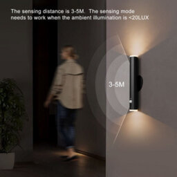Harper Living Wall Lights Set Of 2 Battery Operated, Led Rechargeable Wall Lamp, Dimmable And Colour Changing Wall Sconces, Black - thumbnail 4