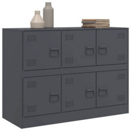 Walplus Sideboard Anthracite 99X39X73 Cm Steel - thumbnail 4