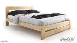 Nodax Super King Bed Frame, F1, Solid Pine Wood, Easy Assembly, Sturdy Slats & Extra Support Legs, 6Ft, Pine Finish - thumbnail 2